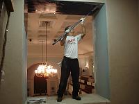preparing the choir loft and organ chambers